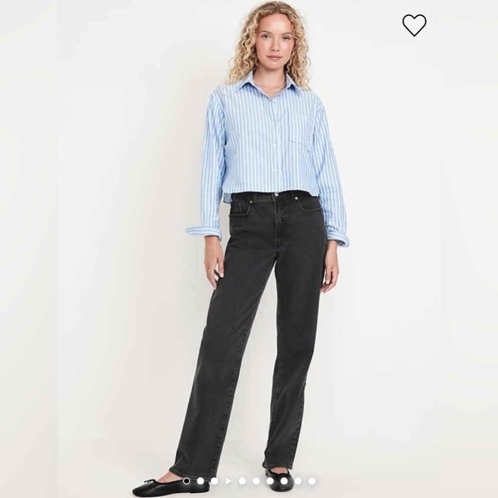 Old Navy Women's Black OG Loose Jeans